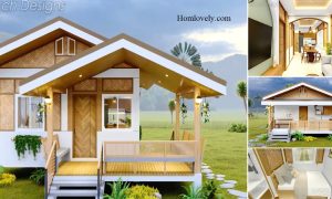 Modern Native Small House Design In 6 x 11 M ~ Homlovely.com