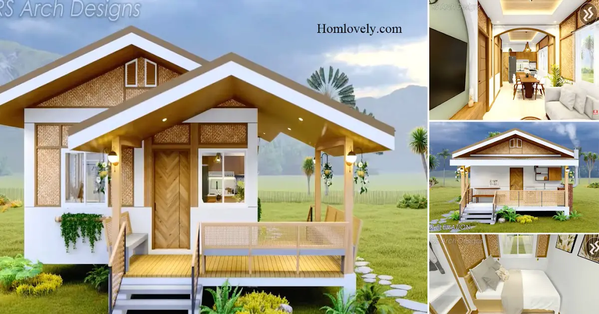 Modern Native Small House Design In 6 x 11 M ~ Homlovely.com
