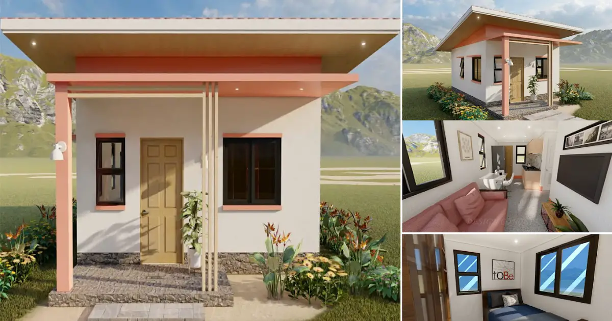Small House Design (30 sqm) with 2 Bedrooms ~ Homlovely.com