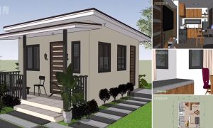 5 x 6 m Simple House Design with 2 Bedrooms ~ Homlovely.com