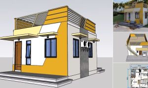 5 x 6 m Small House Design with Roof Deck