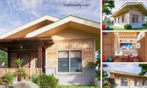 (6 X 8.2 M) Compact Half Amakan House Design