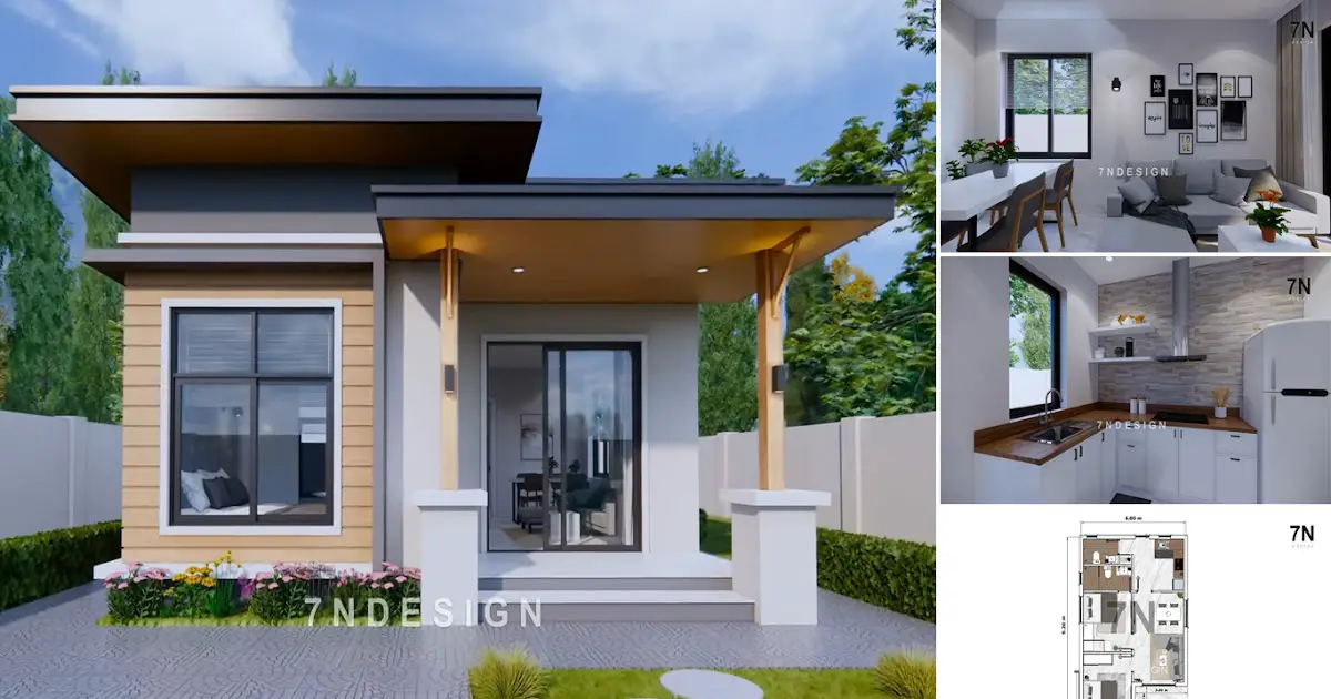 6 x 9 Meter Small House Design and Plan ~ Homlovely.com