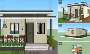 Economical Small House Design with 2 Bedrooms (6 x 7 Meters) ~ Homlovely.com