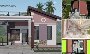 OFW Small House Bungalow with Roof deck l 6x7 Meters ~ Homlovely.com