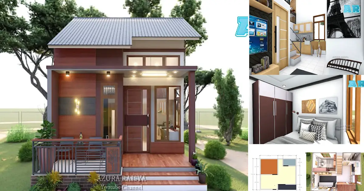 Simple But Cozy Small House Design With Loft Bedroom ~ Homlovely.com