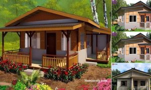 Simple Concrete Half Amakan House Design Make Cozy ~ Homlovely.com