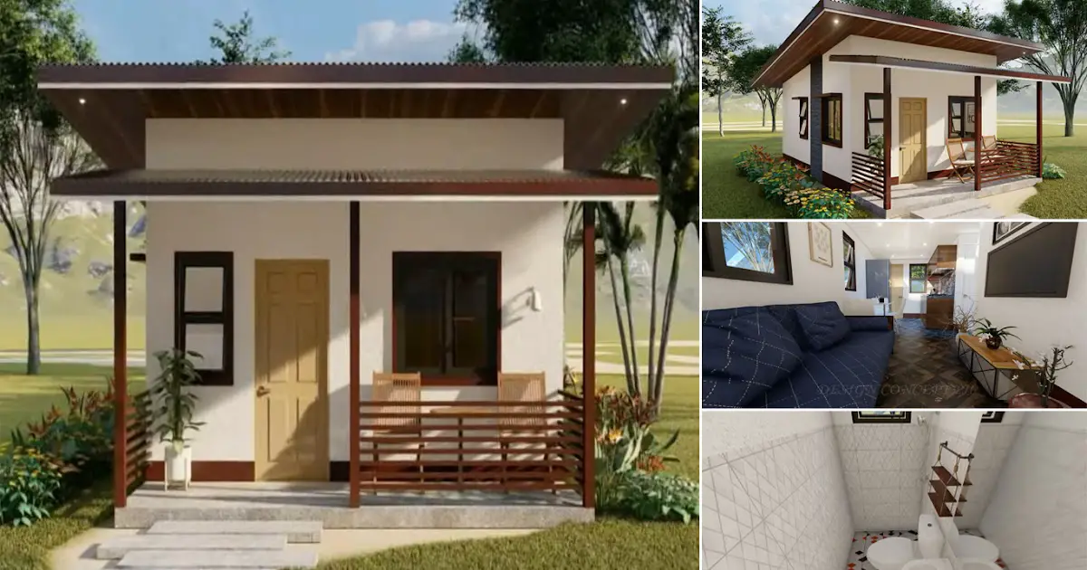 Small House Design (30 sqm) with 2 Bedrooms ~ Homlovely.com