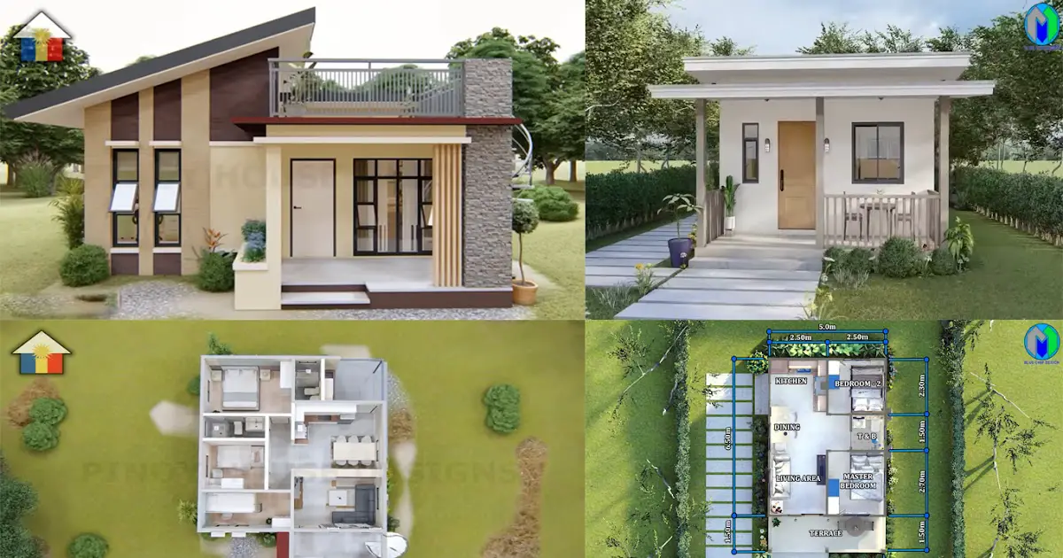Small House Design Ideas with Floor Plan ~ Homlovely.com