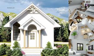 Super Small House with Loft Bedroom ~ Homlovely.com