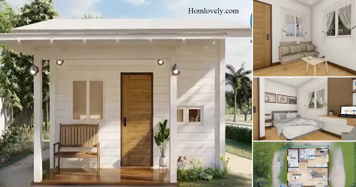 Tiny House Design 5 x 6.5 M With Floor Plan ~ Homlovely.com