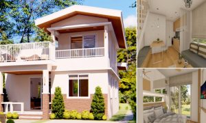 Two Storey Minimalis House Design With Cozy Rooms ~ Homlovely.com