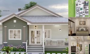 150 SQM Dreamy White House Design with 3 BEDROOMS ~ Homlovely.com