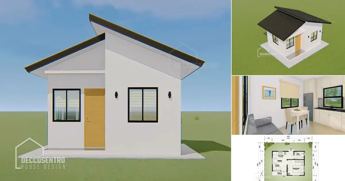25 sqm Small House Design for Low Budget ~ Homlovely.com