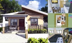 6 x 6 M Perfect Small House Design with 2 Bedrooms ~ Homlovely.com