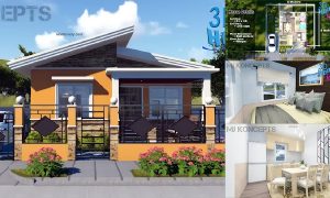 6 x 8 M Perfect Small House Idea ( 3 BEDROOMS ) ~ Homlovely.com