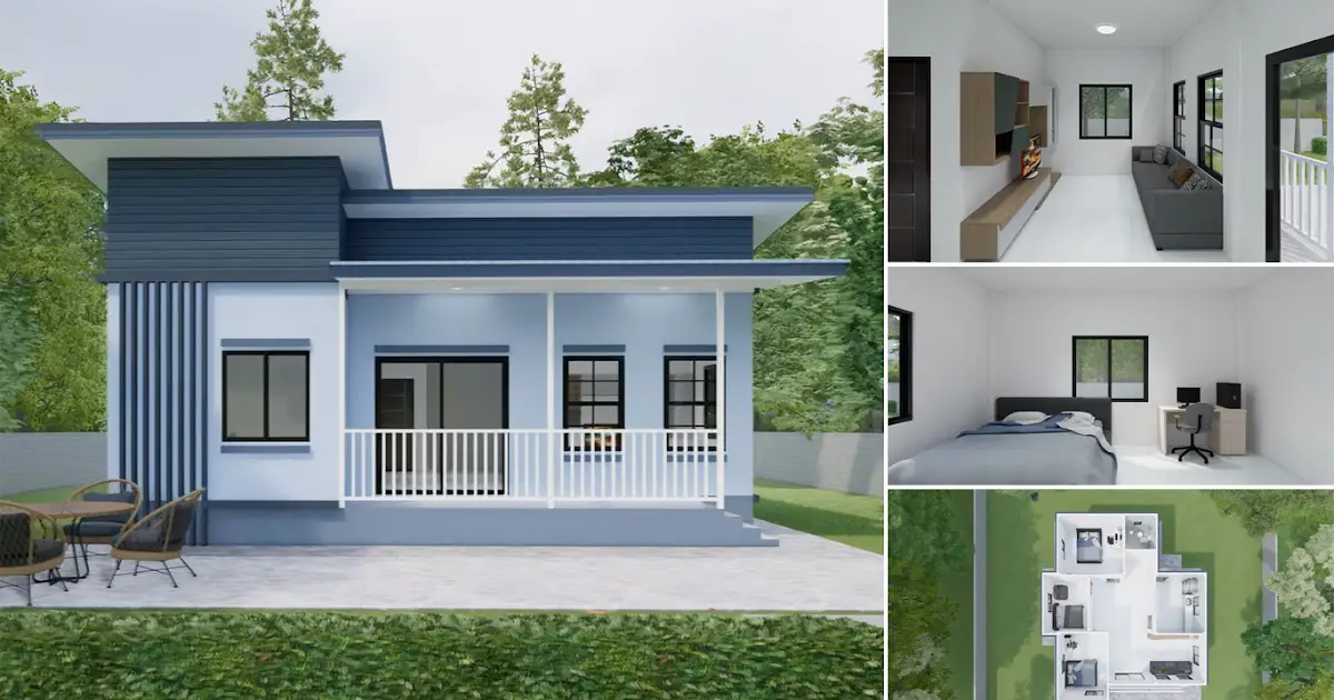 9 x 11 Meters Simple House Design ~ Homlovely.com