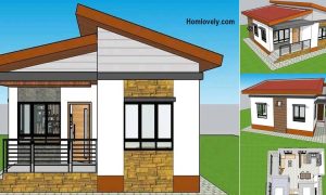 Bahay Kubo - 10 x 10 m Simple House with 2 Bedrooms ~ Homlovely.com