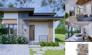 Beautiful Small House Design (6.5 x 8 m) with 2 Bedrooms ~ Homlovely.com