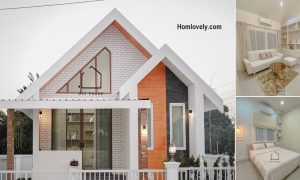 Saucy Facade of One-Storey Minimalist House ~ Homlovely.com