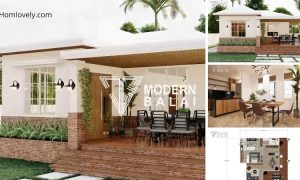 Simple and Elegant Modern Bungalow House Design