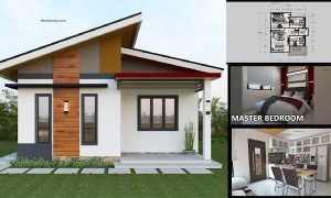3 Bedrooms Small House in 7 x 8 M + House Plan ~ Homlovely.com