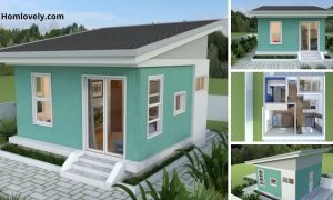 5 X 5 M Cute Small House Ideas 2 Bedrooms ~ Homlovely.com