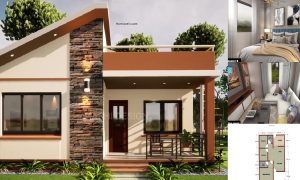68 SQM Small House Idea with Floor Plan