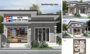 7 X 10 M Simple Pinoy House with Small Store Design ~ Homlovely.com