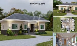 80 Sqm Perfect Small Bungalow House Design Concept ~ Homlovely.com