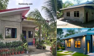 Before-After Simple Concrete House in Low Cost with Pictures ~ Homlovely.com