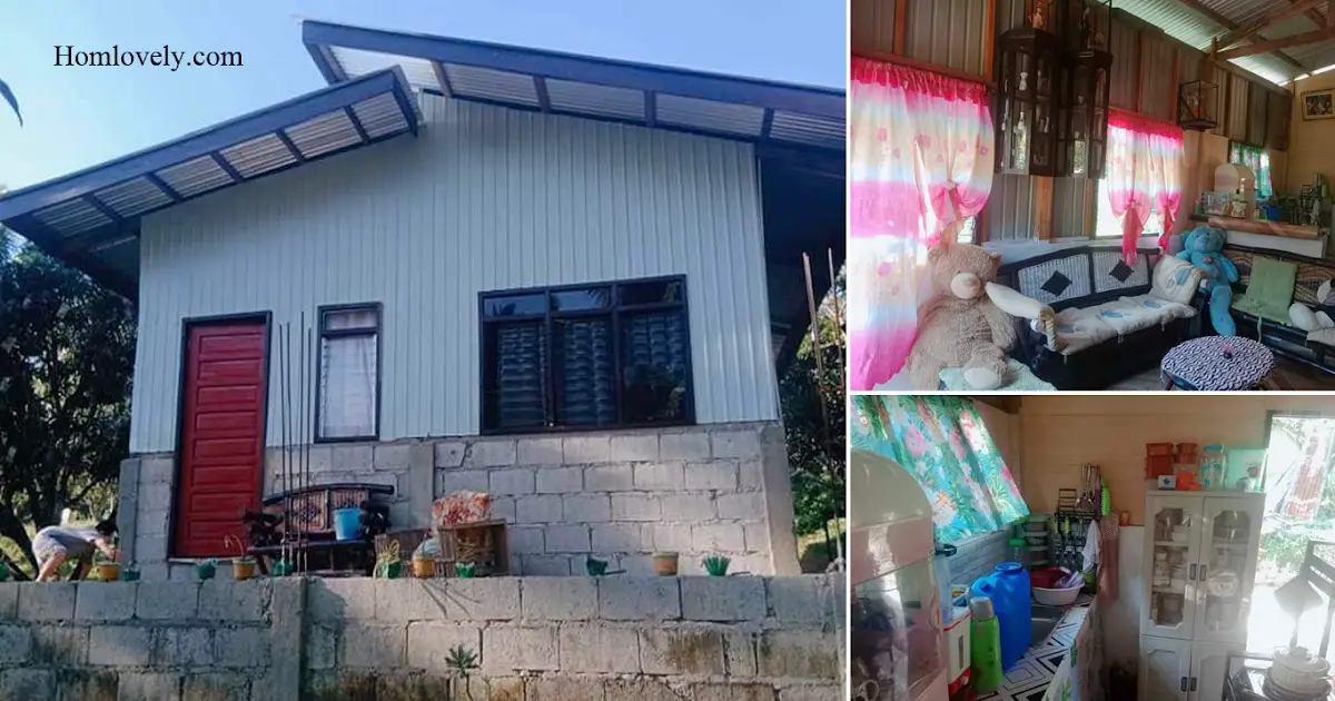 Comfort Small House Design With Concrete Materials ~ Homlovely.com