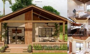 Modern Farmhouse Design with 3 Bedrooms ( 8.2 x 10.1 M ) ~ Homlovely.com