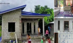 Small Concrete House Design With Detail Plan ~ Homlovely.com