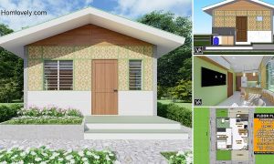 (25 SQM) Low-cost Half Amakan House Design Ideas & Floor Plan ~ Homlovely.com