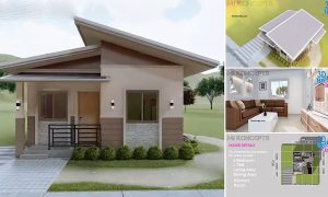 6 X 7 Small House Design 2 Bedrooms