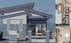 6 x 7.5 M Small House Design with 3 BEDROOMS ~ Homlovely.com