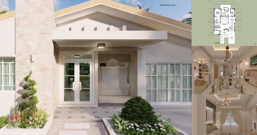 Minimalist 4 BEDROOMS House Design (100 SQM) ~ » HouseDesigns