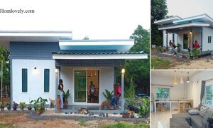 Minimalist Small House Design With Grey Domination ~ Homlovely.com