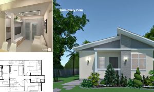 Simple Small House Design 2 Bedrooms Looks Nice ~ Homlovely.com
