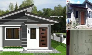 160K Small House Design with 2 Bedrooms in 1 Month ~ Homlovely.com