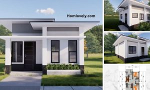 35 SQM Compact Small House Design 2-Bedroom