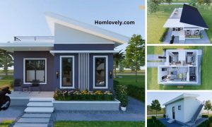 45 SQM Simple House Design with Cozy Roofdeck ~ Homlovely.com