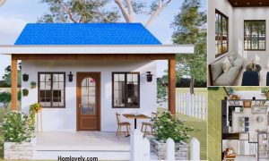 5 x 6 M Amazing Small House Design ~ Homlovely.com