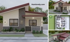 52 SQM Simple Bungalow House Design Ideas