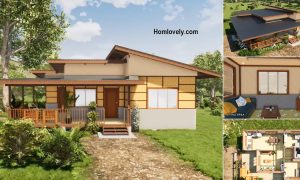 9x10 M Half Amakan House Design with 2 BEDROOMS ~ Homlovely.com