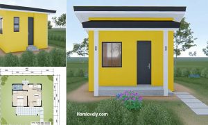 Cute 4x5 M Small House 1 Bedroom in Low Cost ~ Homlovely.com
