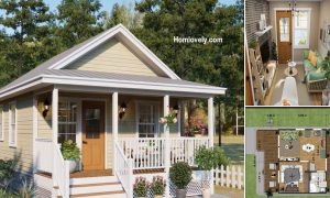 Small House Design (6 x 6 Meters) with Full Rooms ~ Homlovely.com