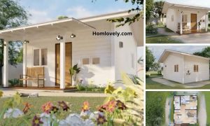 Tiny 34 SQM House Ideas With Floor Plan ~ Homlovely.com