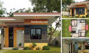 5 X 6 meters Simple House Design Idea with Floor Plan 2BR 1 CR ~ Homlovely.com
